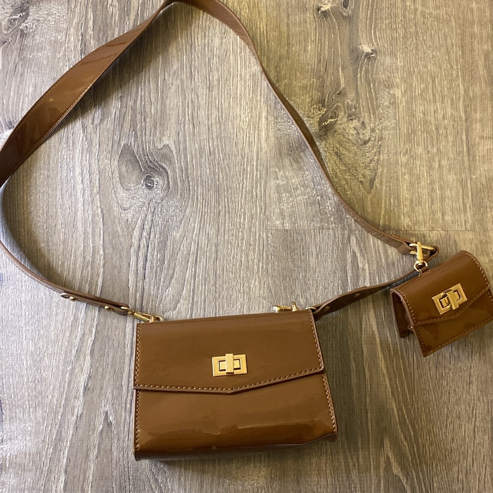 Forever 21 Brown crossbody bag - Picture 1 of 3